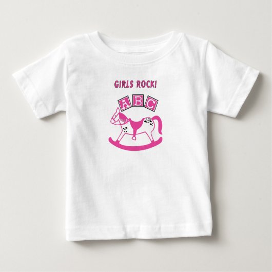 ガールズロックTシャツ ベビーTシャツ (正面)