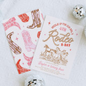 ガールズロデオ誕生日パーティーの招待状 招待状