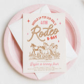 ガールズロデオ誕生日パーティーの招待状 招待状