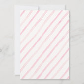 ガールズワイルドワンアニマルパーティの招待状 招待状 (裏面)