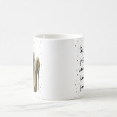 ガールズワンおもしろい金ゴールドブラックハイヒール コーヒーマグカップ (中央)