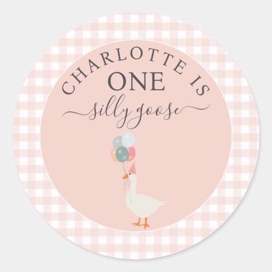 ガールズワンガ間抜けース1日パーティー ラウンドシール (正面)