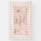 ガールズワンガ間抜けース1日パーティー 横断幕 (縦)