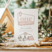 ガールズワンハッピーキャンパーパークエクスプローラー1st誕生日 招待状