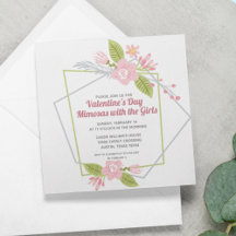 ガールズヴァレンティーンズデイガレンティンズパーティーピンクフローラ