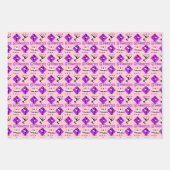 ガールズ体操テーマかわいいガーリー ラッピングペーパーシート (正面)