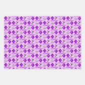 ガールズ体操テーマかわいいガーリー ラッピングペーパーシート (正面3)