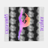 ガールズ体操フリースブランケット フリースブランケット (正面(横))