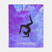 ガールズ体操銀河系フリースブランケット フリースブランケット (正面)