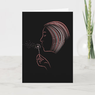 ガールズ吹ダンデロンのグリーティングカード カード