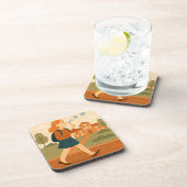 ガールズ吹バブル雲コースターセット コースター (右側)