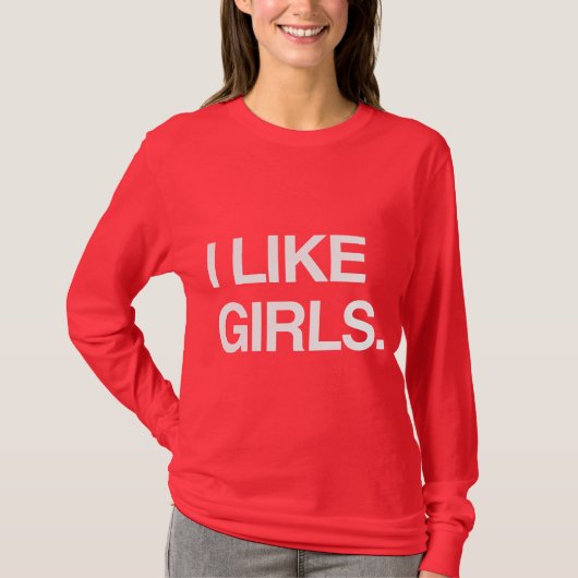ガールズ大好き Tシャツ (正面)