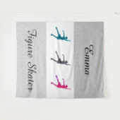 ガールズ姿スケーターパーソナライズされたタペストリー タペストリー (正面(横))