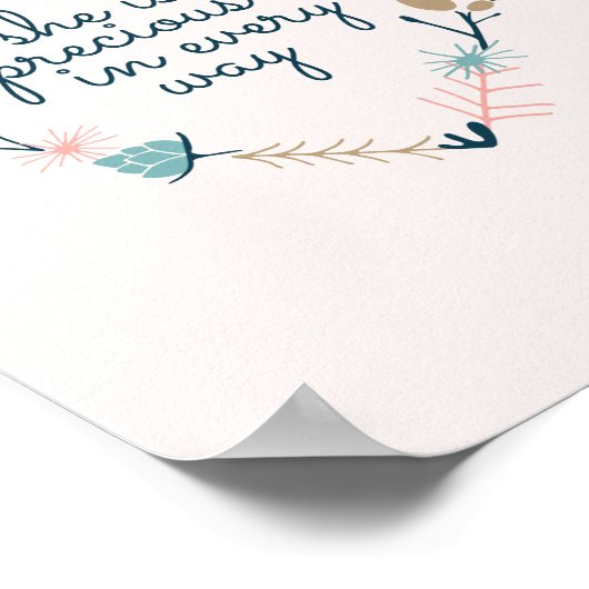 ガールズ子供部屋プリントガールズ子供部屋引用文 ポスター (角)