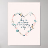 ガールズ子供部屋プリントガールズ子供部屋引用文 ポスター (正面)