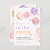 ガールズ宇宙サンキューカード サンキューカード (正面/裏面)