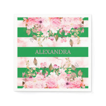 ガールズ宗教的お祝いグリーンピンクストライプ