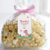 ガールズ恐竜誕生日ありがとう ギフトタグ