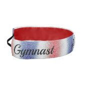 ガールズ愛国体操選手ヘッドバンドと彼女の名前! アスレチックヘッドバンド (左)