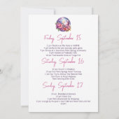 ガールズ最後のディスコバチェロレッテパーティー 招待状 (裏面)