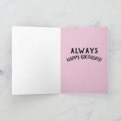 ガールズ最高のフレンズ誕生日ベスティーズBFFカード カード (内部)