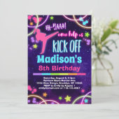 ガールズ空手バースデーパーティー 招待状 (スタンド正面)