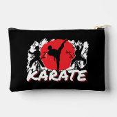 ガールズ空手 – Patriotic Japan 日本のテーマ アクセサリーポーチ (裏面)