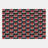 ガールズ空手 – Patriotic Japan 日本のテーマ ラッピングペーパーシート (正面2)