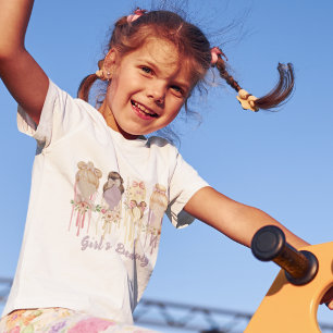 ガールズ美しいTシャツ Tシャツ