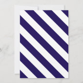 ガールズ航海のバースデーパーティー – いかり+カニ 招待状 (裏面)