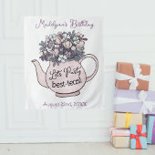 ガールズ誕生日ティーパーティーレッツパーティー タペストリー