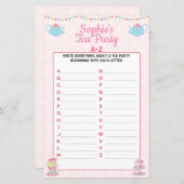 ガールズ誕生日ティーパーティーA-Z (正面/裏面)