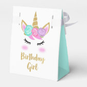 ガールズ誕生日ユニコーン フェイバーボックス (裏面サイド)