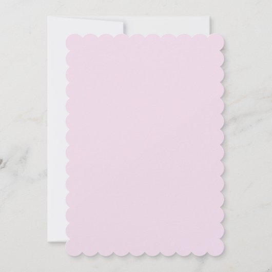 ガールズ誕生日招待状 招待状 (裏面)