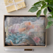 ガールズ読コラージュスタイルデコページ紙 薄葉紙 (ギフト)