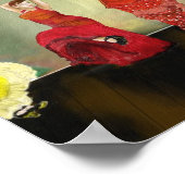 ガールズ踊りフラメンコオンステージアートプリント ポスター (角)