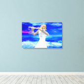 ガールズ遊フルート キャンバスプリント (インサイチュ (ウッドフロア))