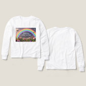 ガールズ長袖ティー (デザイン 正面＆背面)