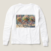 ガールズ長袖ティー。 (デザイン背面)