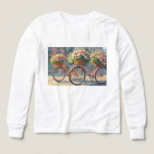 ガールズ長袖ティー。 (デザイン正面)