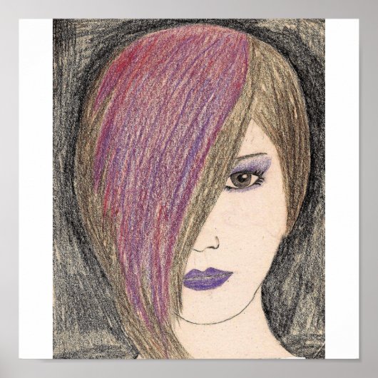 ガールズ顔2 ポスター (正面)