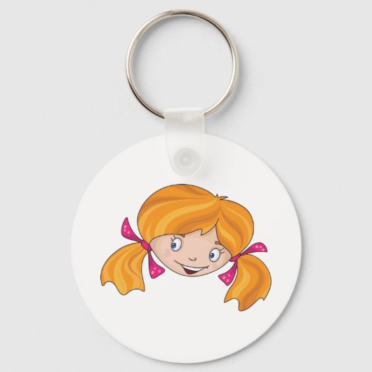 ガールズ顔 キーホルダー (裏面)