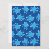 ガールズ10th誕生日プールパーティー 招待状 (裏面)