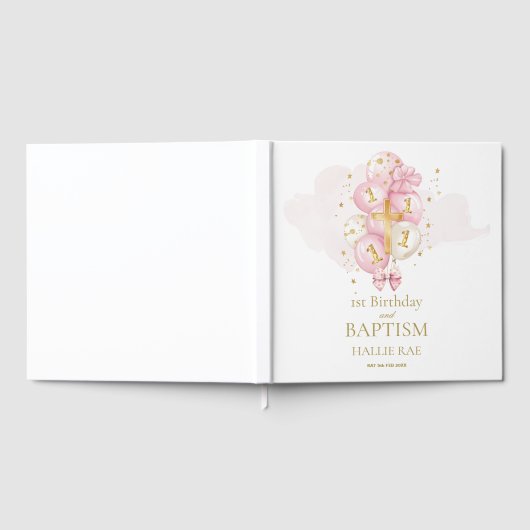ガールズ1st誕生日&バプテスマ記念ゲストブック ゲストブック (全面)