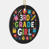 ガールズ3年生ガールズ1年生新学期 セラミックオーナメント (右)