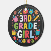 ガールズ3年生ガールズ1年生新学期 セラミックオーナメント (左)