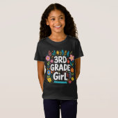 ガールズ3年生ガールズ1年生新学期 Tシャツ (正面フル)