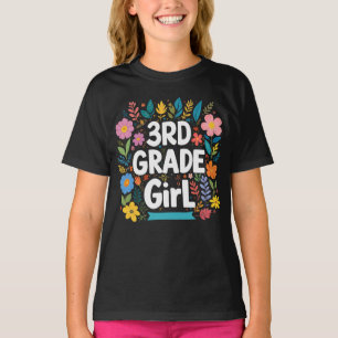 ガールズ3年生ガールズ1年生新学期 Tシャツ