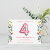 ガールズ4thバルーンバースデーパーティー 招待状 (スタンド正面)