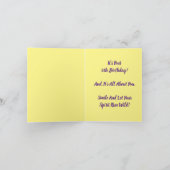 ガールズ5誕生日 サンキューカード (内部)